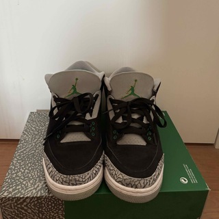 ナイキ(NIKE)のAIRJordan3 パイングリーン(スニーカー)