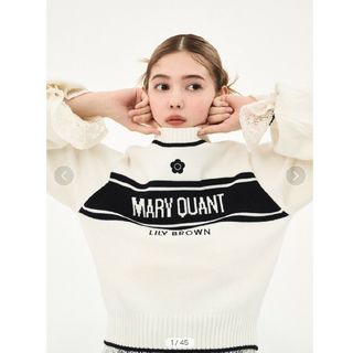 スナイデル(SNIDEL)の✨LILY BROWN✖MARY QUANT✨ジャガードニット(ニット/セーター)