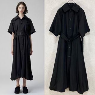 ヨウジヤマモト(Yohji Yamamoto)のヨウジヤマモト Mo/Cu RAGLAN SHORT SLEEVES COAT(トレンチコート)