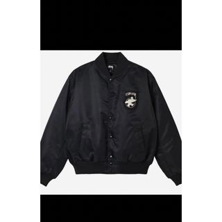 STUSSY - STUSSY ROCSTAR スタジャン レザーの通販 by hukr's shop