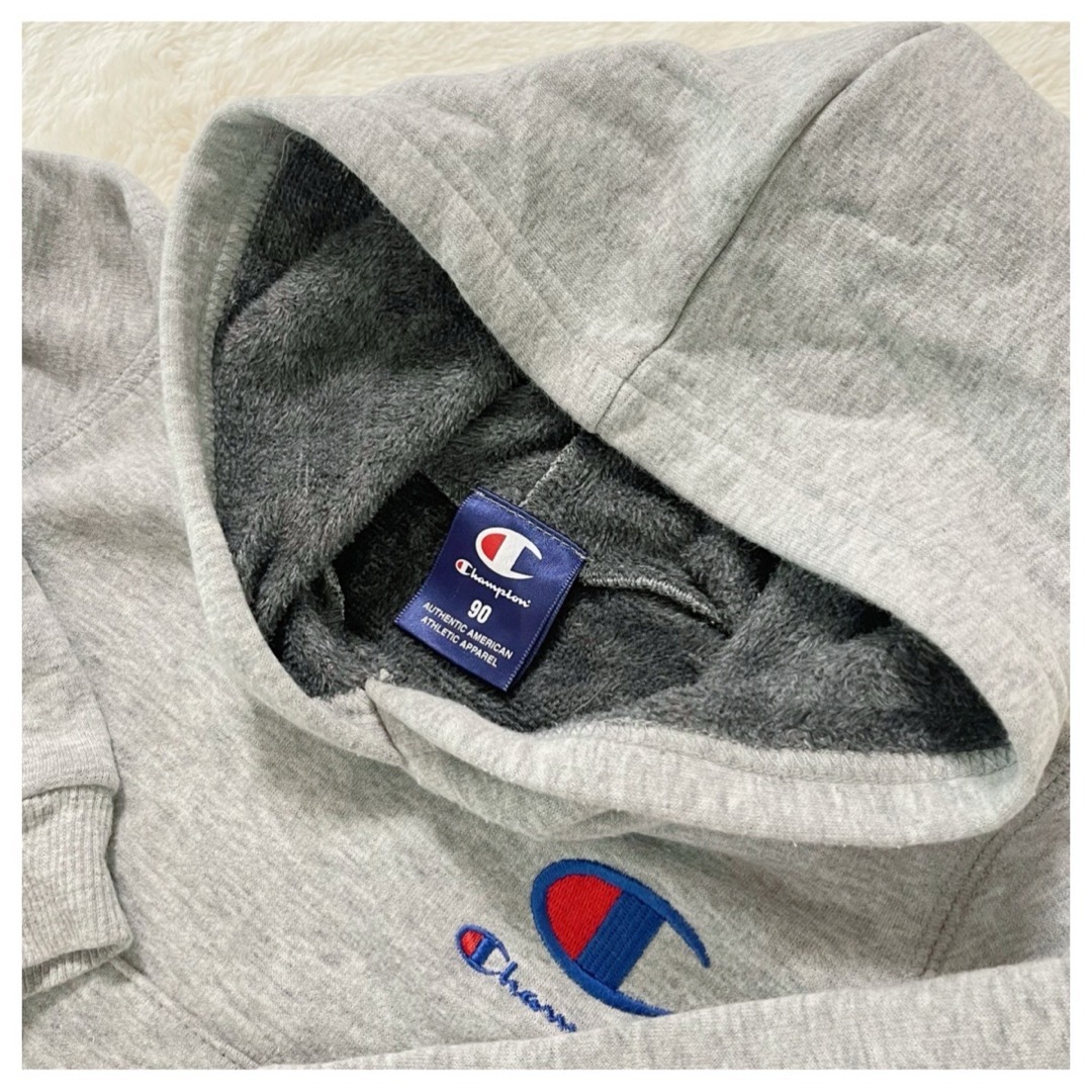 Champion(チャンピオン)のチャンピオン 裏起毛 スウェット セットアップ 90 キッズ/ベビー/マタニティのキッズ服男の子用(90cm~)(Tシャツ/カットソー)の商品写真