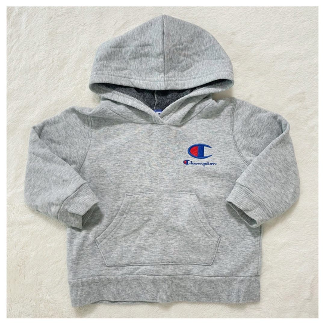 Champion(チャンピオン)のチャンピオン 裏起毛 スウェット セットアップ 90 キッズ/ベビー/マタニティのキッズ服男の子用(90cm~)(Tシャツ/カットソー)の商品写真