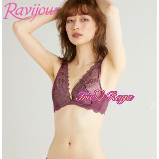 ラヴィジュール(Ravijour)の★Ravijour★サテンレースレイヤードヨーロピアンブラショーツ★パンツ下着★(ブラ&ショーツセット)