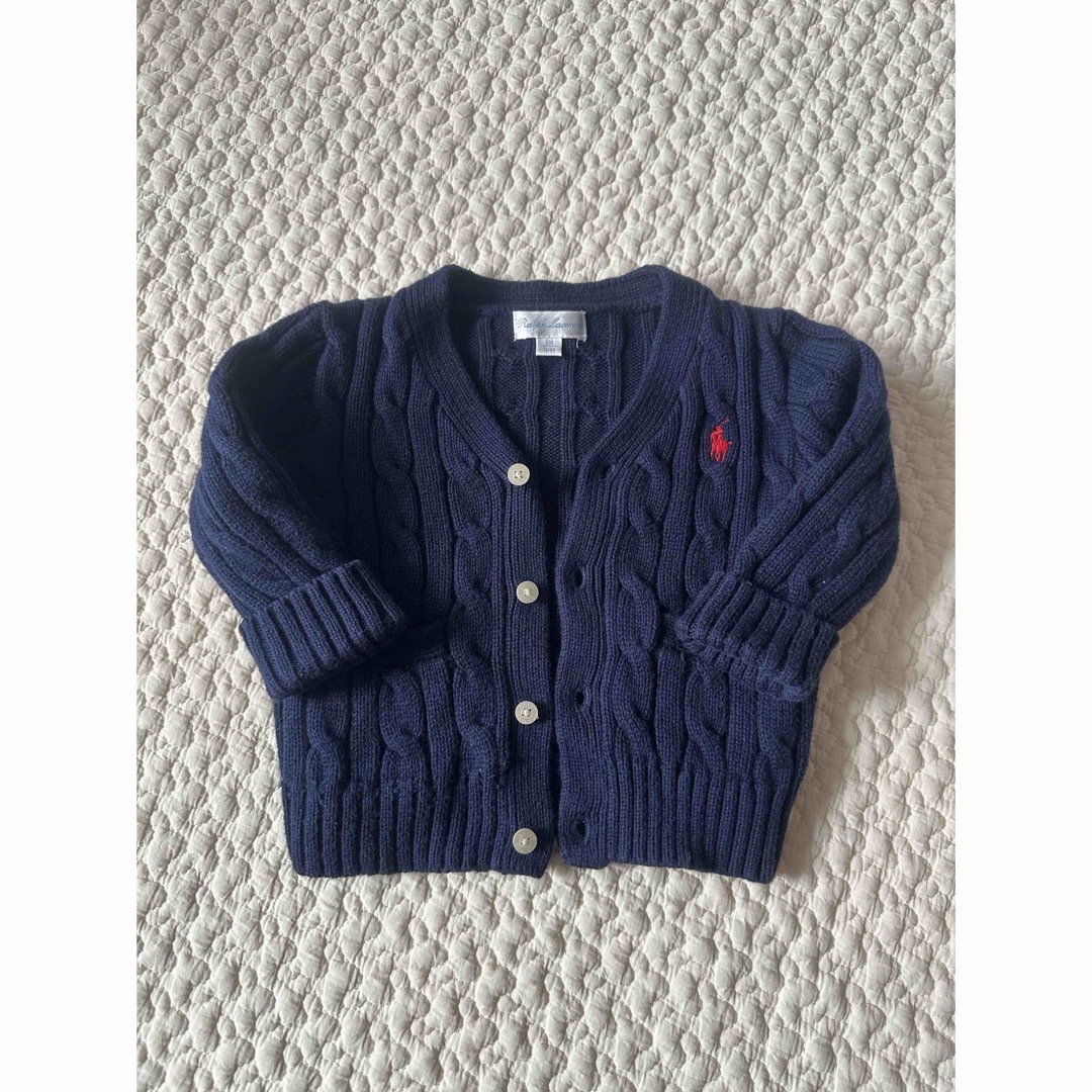 POLO RALPH LAUREN(ポロラルフローレン)のラルフローレン　カーディガン　ベビー キッズ/ベビー/マタニティのベビー服(~85cm)(カーディガン/ボレロ)の商品写真