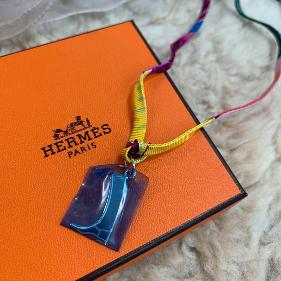 ☆新品☆HERMES トゥールビヨン シルクネックレス ブレス ブーツチャーム