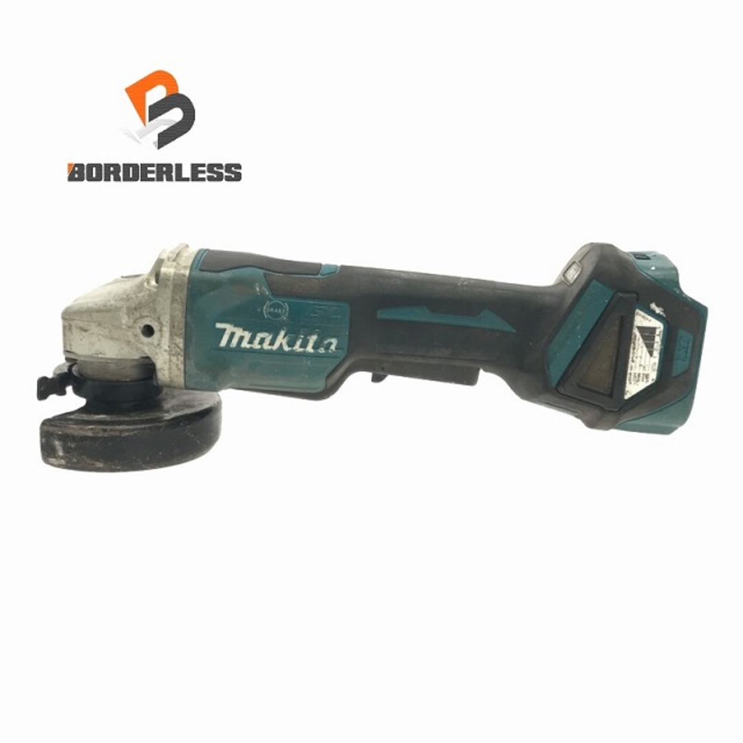 Makita(マキタ)の☆中古品☆ makita マキタ 18V 100mm 充電式ディスクグラインダー GA418D 青/ブルー 本体のみ コードレス 研磨機 研削 切削 84002 自動車/バイクのバイク(工具)の商品写真