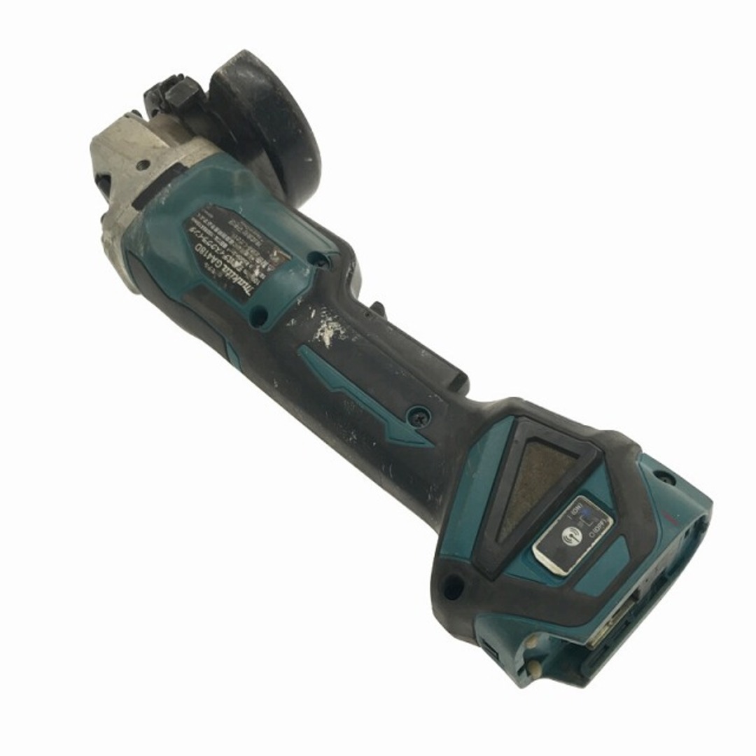 Makita(マキタ)の☆中古品☆ makita マキタ 18V 100mm 充電式ディスクグラインダー GA418D 青/ブルー 本体のみ コードレス 研磨機 研削 切削 84002 自動車/バイクのバイク(工具)の商品写真