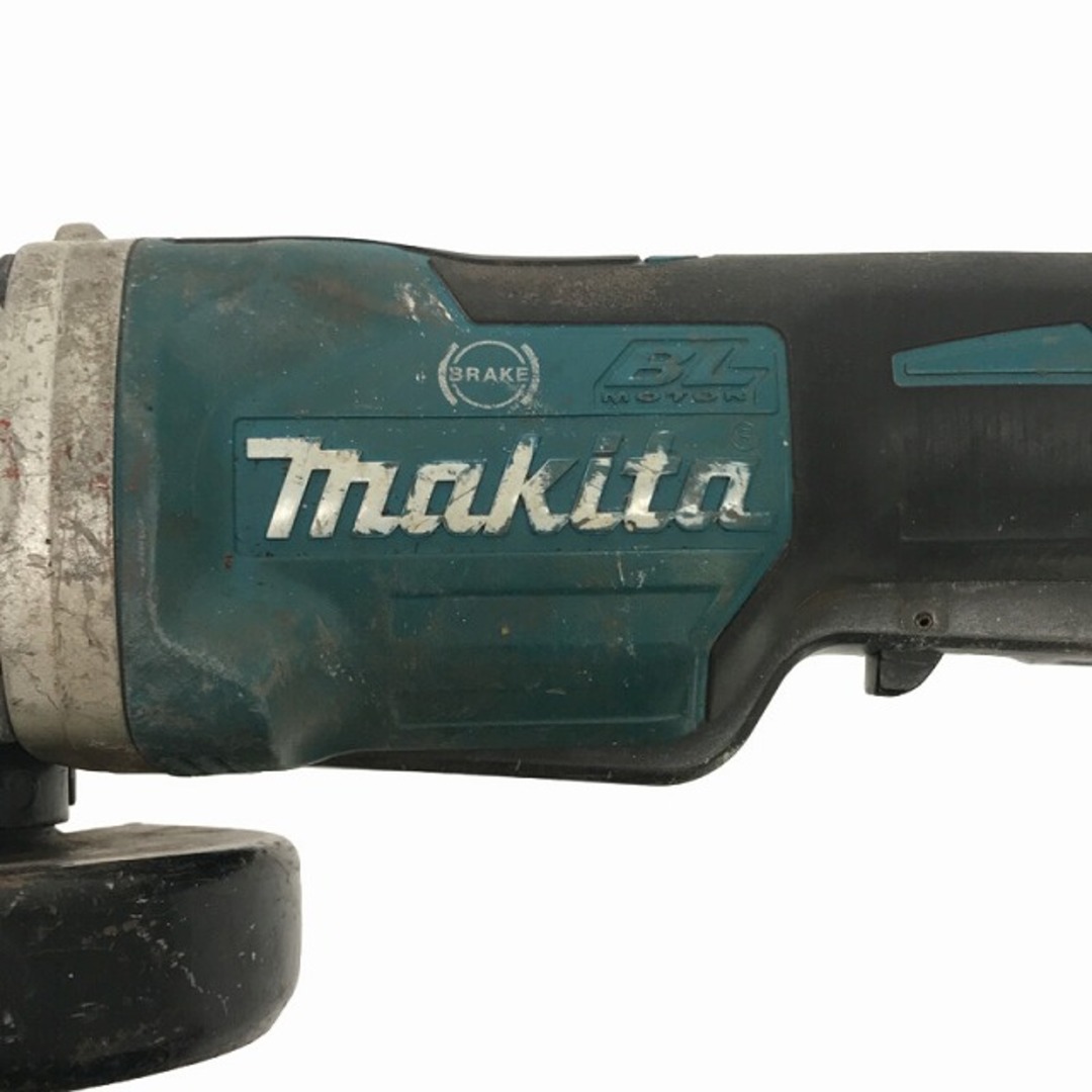 Makita(マキタ)の☆中古品☆ makita マキタ 18V 100mm 充電式ディスクグラインダー GA418D 青/ブルー 本体のみ コードレス 研磨機 研削 切削 84002 自動車/バイクのバイク(工具)の商品写真