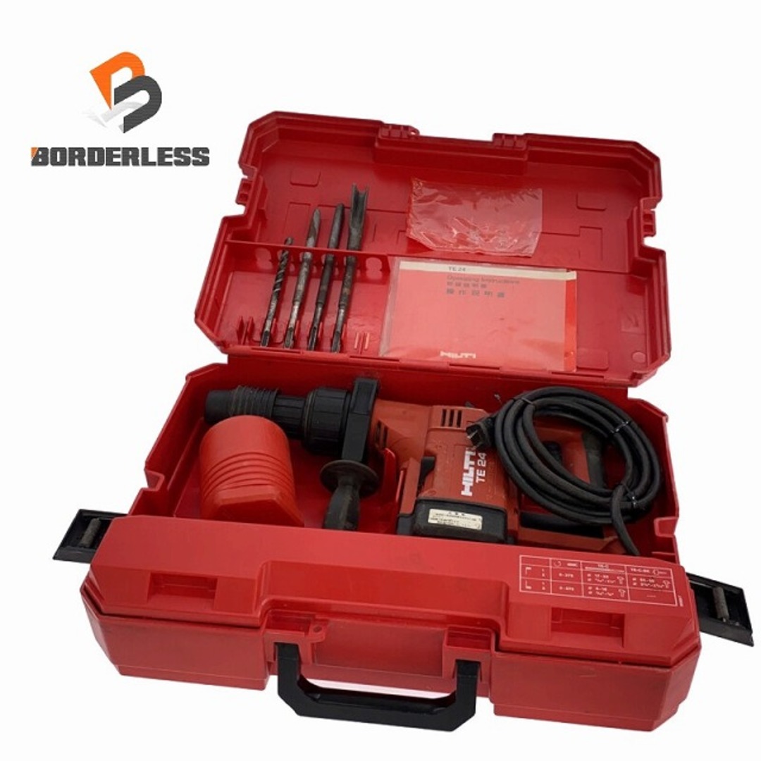 ☆中古品☆HILTI ヒルティ 100V ロータリーハンマードリル TE24 ☆中古品☆HILTI ヒルティ 100V ロータリーハンマードリル TE24