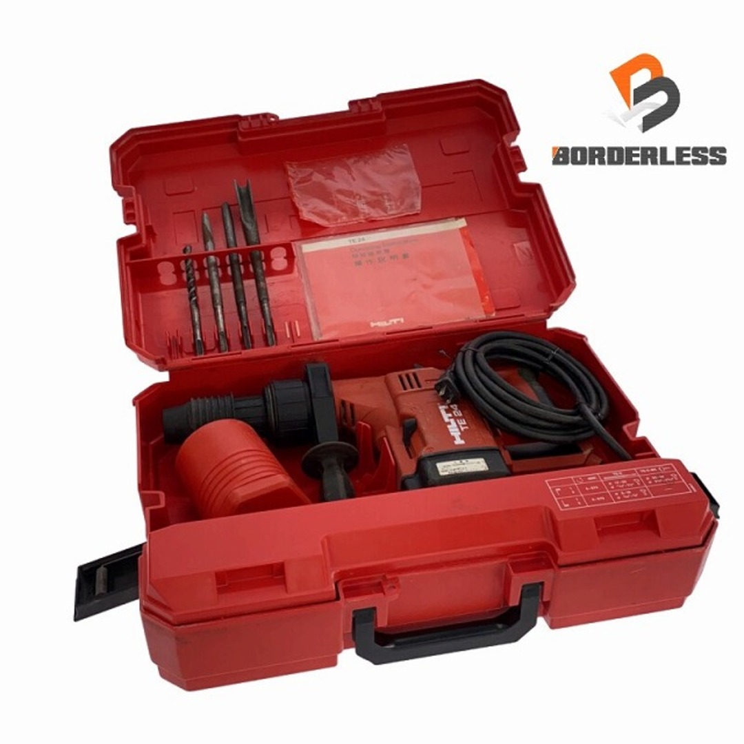 ☆中古品☆HILTI ヒルティ 100V ロータリーハンマードリル TE24 ☆中古品☆HILTI ヒルティ 100V ロータリーハンマードリル TE24