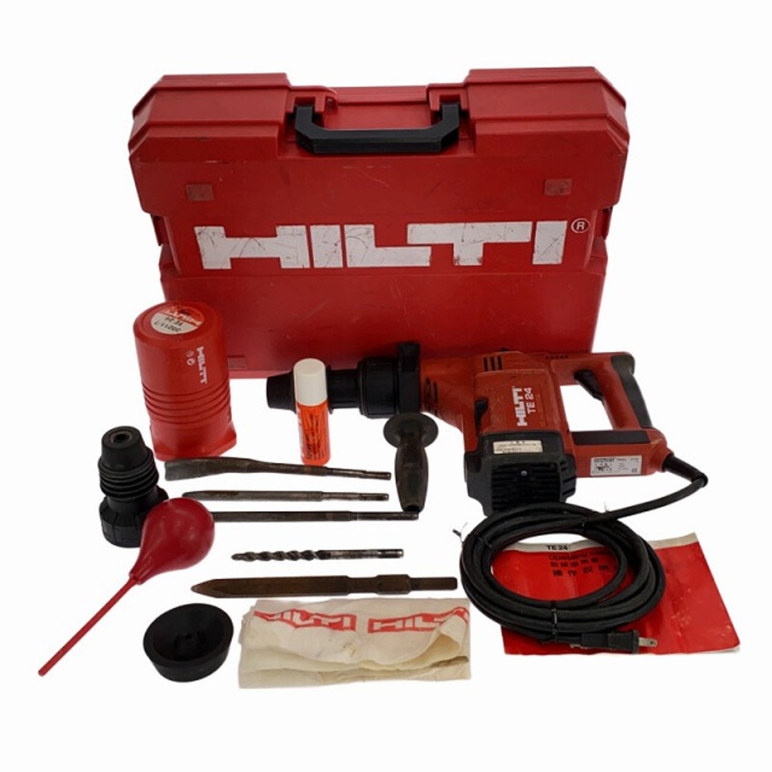☆中古品☆HILTI ヒルティ 100V ロータリーハンマードリル TE24 ☆中古品☆HILTI ヒルティ 100V ロータリーハンマードリル TE24