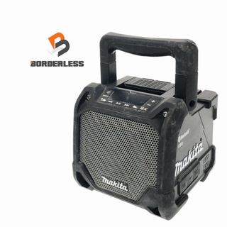 マキタ(Makita)の☆中古品☆makita マキタ 10.8V～18V 充電式スピーカー MR202 黒/ブラック 本体のみ Bluetooth対応 コードレス 現場スピーカー 84077(工具)