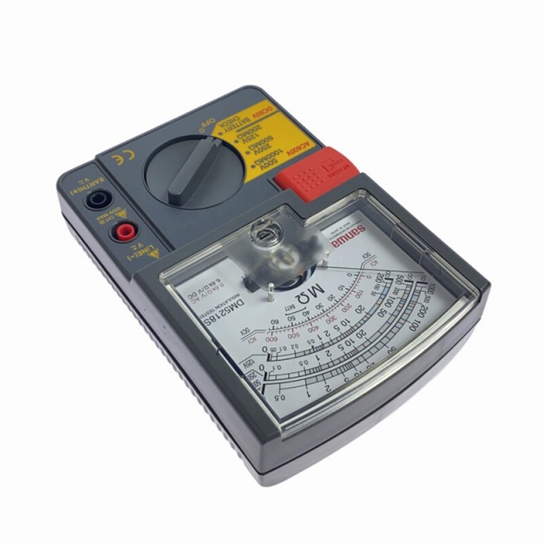☆比較的綺麗です☆SANWA 三和 絶縁抵抗計 DM5218S 測定器 工具 ☆比較的綺麗です☆SANWA 三和 絶縁抵抗計 DM5218S 測定器 工具
