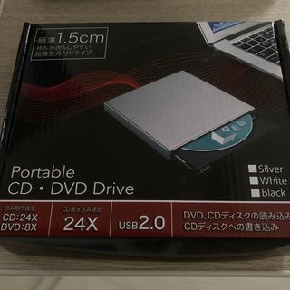 【未使用品】外付けポータブル Portable CD・DVD Drive(その他)