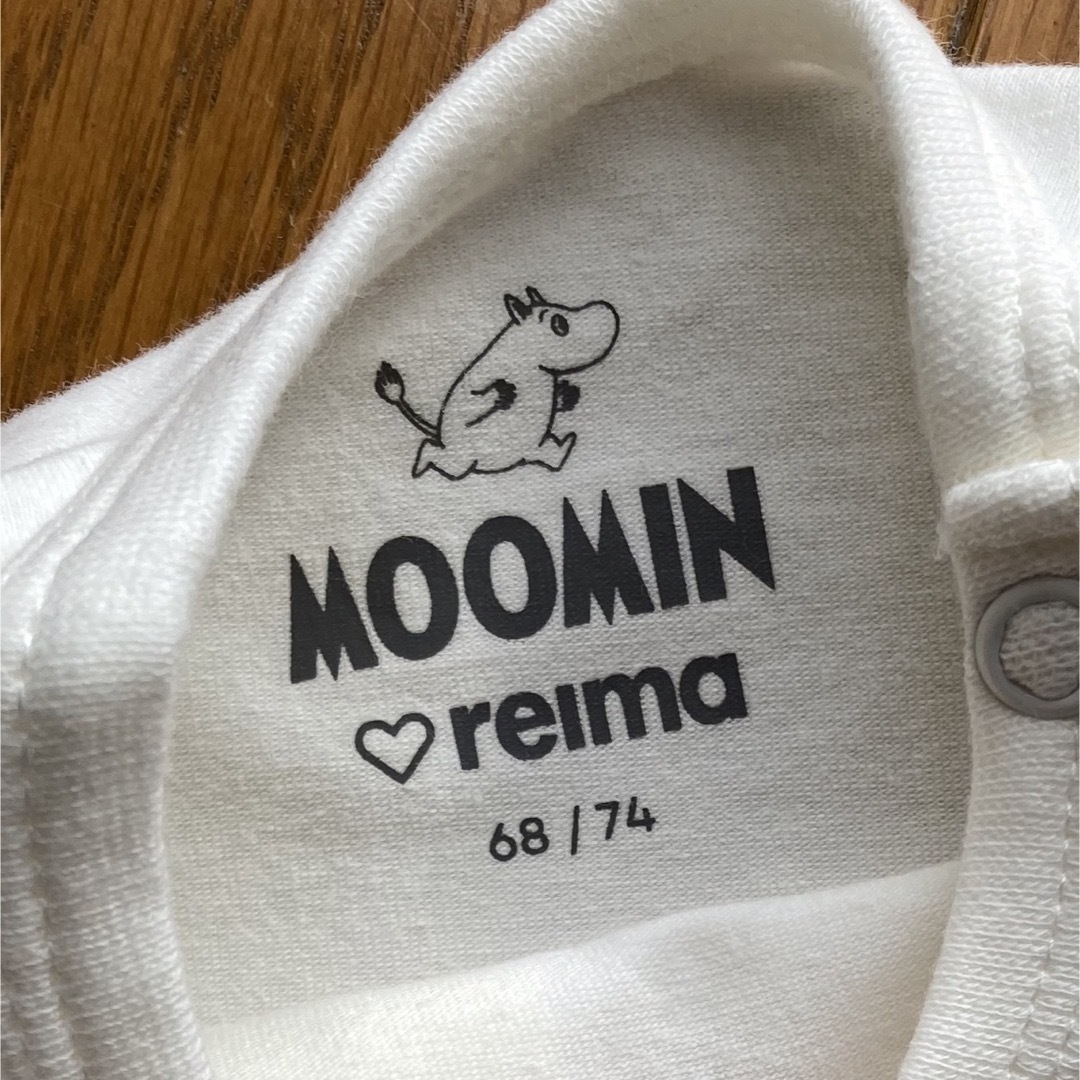 MOOMIN(ムーミン)のムーミン ロンパース 長袖68/74 半袖62/68 キッズ/ベビー/マタニティのベビー服(~85cm)(ロンパース)の商品写真