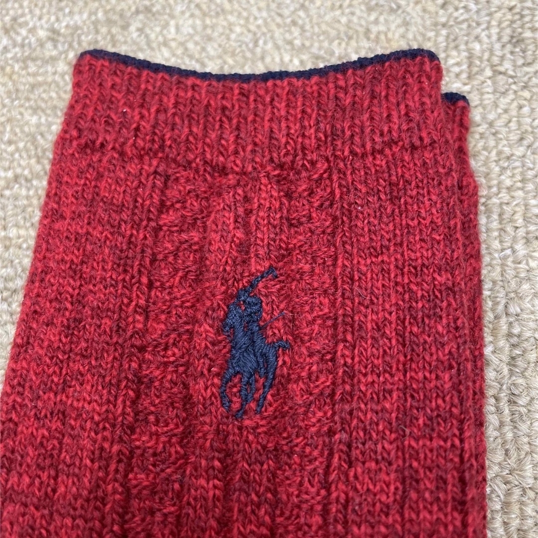 POLO RALPH LAUREN(ポロラルフローレン)のPuri様‼️ポロラルフローレン ソックス    赤のみ‼️ レディースのレッグウェア(ソックス)の商品写真