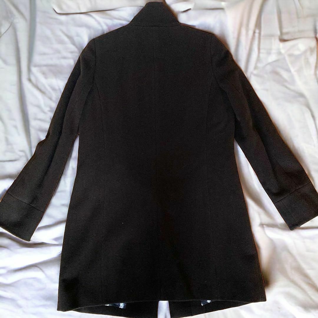 SONIA RYKIEL(ソニアリキエル)のソニアバイソニアリキエル ウールカシミヤコート Ｍサイズ相当 裏地イラスト レディースのジャケット/アウター(スプリングコート)の商品写真