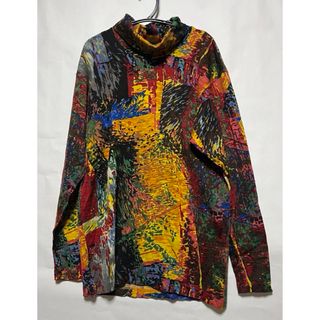 ケンゾー(KENZO)のKENZOケンゾー　絵画風トップスカットソー(カットソー(長袖/七分))