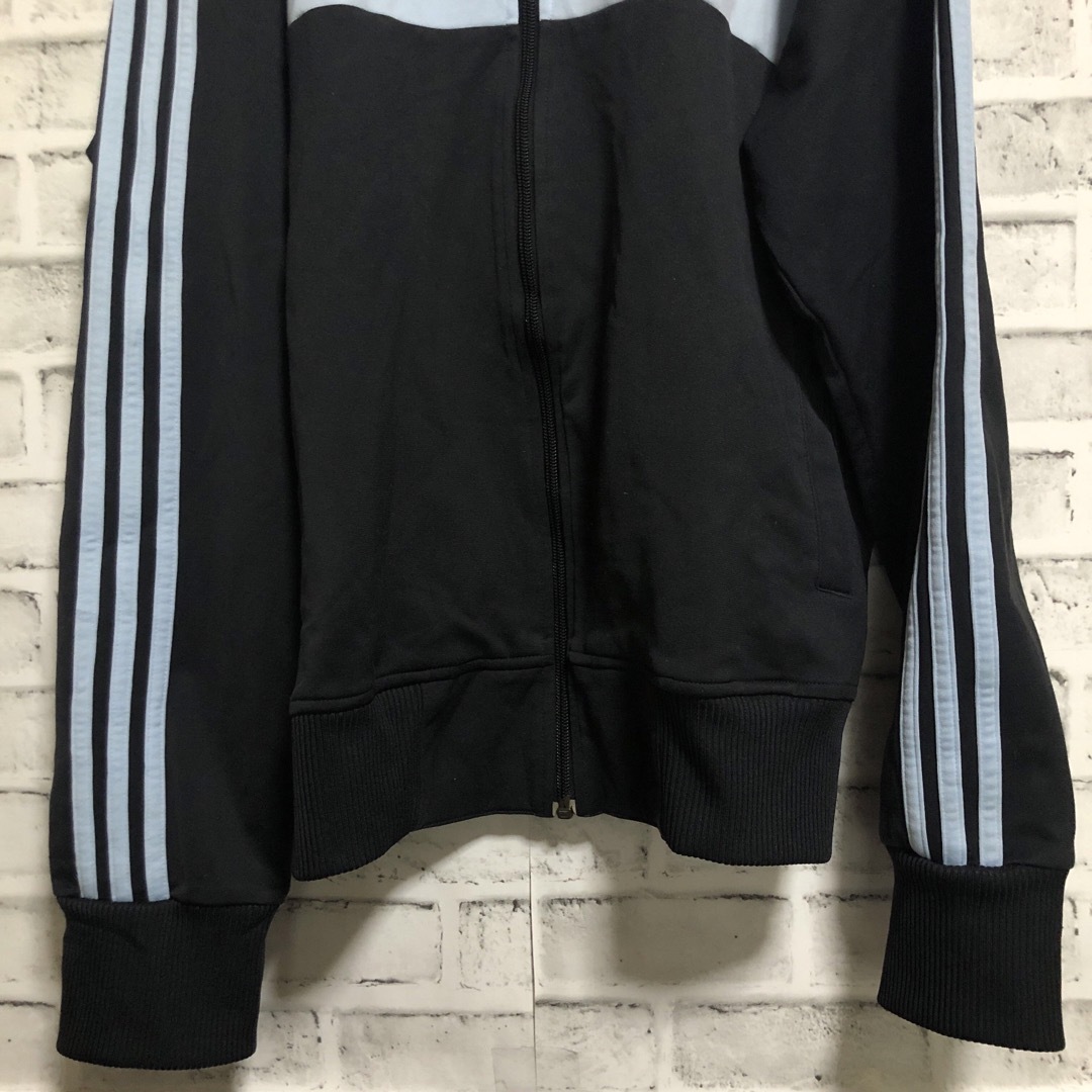 希少XXL⭐️90s adidas トラックジャケット あのちゃん着用 黒ブルー 希少XXL⭐️90s adidas トラックジャケット あのちゃん着用 黒ブルー