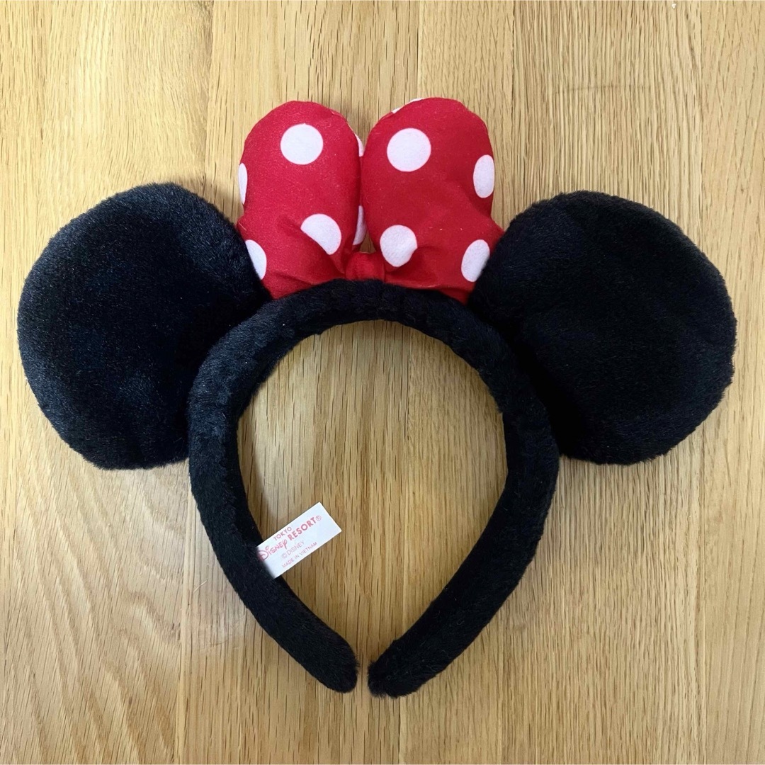 Disney(ディズニー)の【美品】ディズニー　カチューシャ　ミニー レディースのヘアアクセサリー(カチューシャ)の商品写真