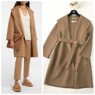 エスマックスマーラ('S Max Mara)の新作美品　MaxMara マックスマーラ  クチートアマーノ　ウール　コート(ロングコート)