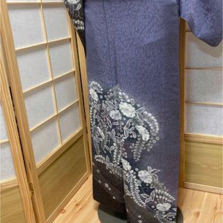 8827］訪問着 美品 辻ヶ花 絞り 逸品 ぼかし 正絹 着物 袷の通販 by