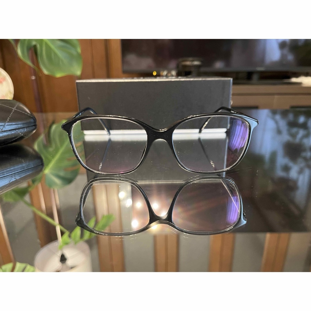 専用】CHANEL 眼鏡 メガネ 伊達メガネ 黒縁 サングラス/メガネ 専用】CHANEL 眼鏡 メガネ 伊達メガネ 黒縁 サングラス/メガネ