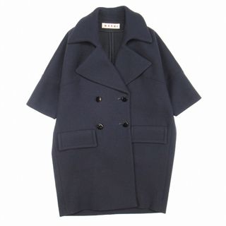 マルニ(Marni)の美品 11aw マルニ MARNI ビッグラペル コート クロップドスリーブ(その他)