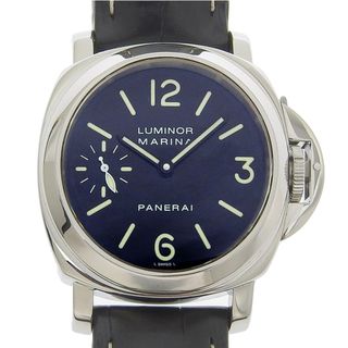 パネライ(PANERAI)の【本物保証】 箱・保付 新品同様 パネライ PANERAI ルミノール マリーナ スモールセコンド ノンデイト 腕時計 PAM00001 OP6518 2023/09OH済(腕時計(アナログ))