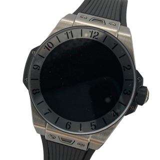 ウブロ(HUBLOT)の　ウブロ HUBLOT ビックバンe チタニウム 440.NX.1100.RX ブラック×シルバー チタン/ラバーベルト メンズ 腕時計(その他)