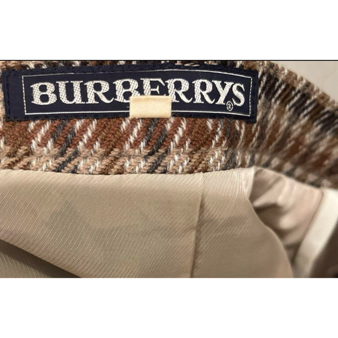BURBERRY(バーバリー)のBURBERRYS バーバリーズ　バーバリー　チェック　ウールプリーツスカート レディースのスカート(ひざ丈スカート)の商品写真