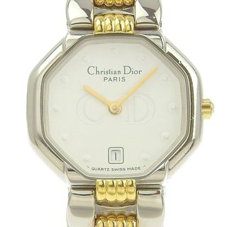 ディオール(Christian Dior) ゴールド 腕時計(レディース)（シルバー ...