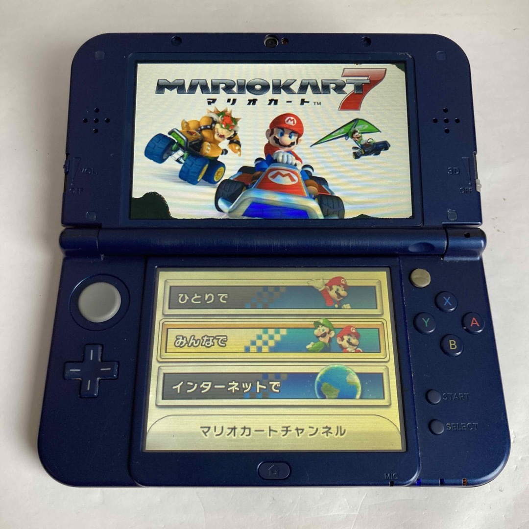 上下IPS液晶 Newニンテンドー3DS 立ち止まる LL メタリックブルー 上下IPS液晶 Newニンテンドー3DS 立ち止まる LL メタリックブルー
