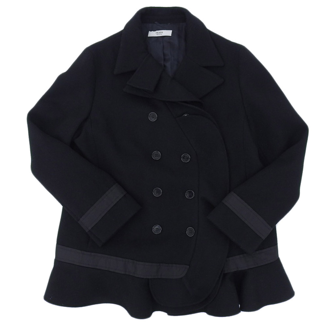 PRADA - 【本物保証】 超美品 プラダ PRADA Pコート ジャケット PRADA - 【本物保証】 超美品 プラダ PRADA Pコート ジャケット