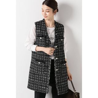 イエナ(IENA)のIENA   Monotone Tweed ジレ(ベスト/ジレ)