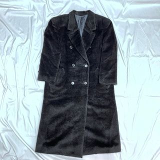 VINTAGE - vintage fake far double chester coat