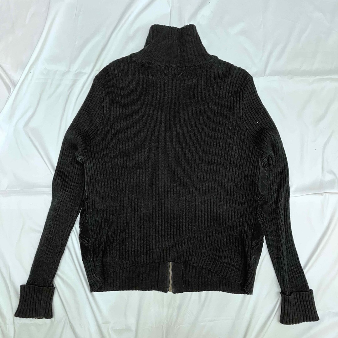 VINTAGE(ヴィンテージ)のvintage design leather driver's knit メンズのトップス(ニット/セーター)の商品写真