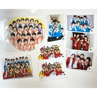 ジャニーズジュニア(ジャニーズJr.)の少年忍者　ミニうちわ＋公式写真＋フォトセット(アイドルグッズ)