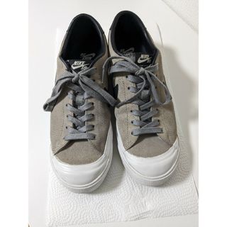 ナイキ(NIKE)のNike☆ZoomAllCourtCKDust/Black-White(スニーカー)