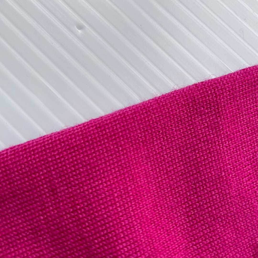 MACPHEE(マカフィー)のMACPHEE マカフィー　ニット　カットソー　ピンク　ウール　1 レディースのトップス(ニット/セーター)の商品写真