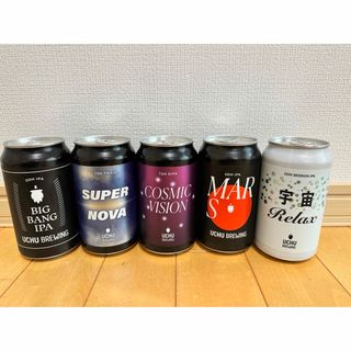 限定価格 宇宙ビール 新品未開栓 350ml 5本セット(ビール)