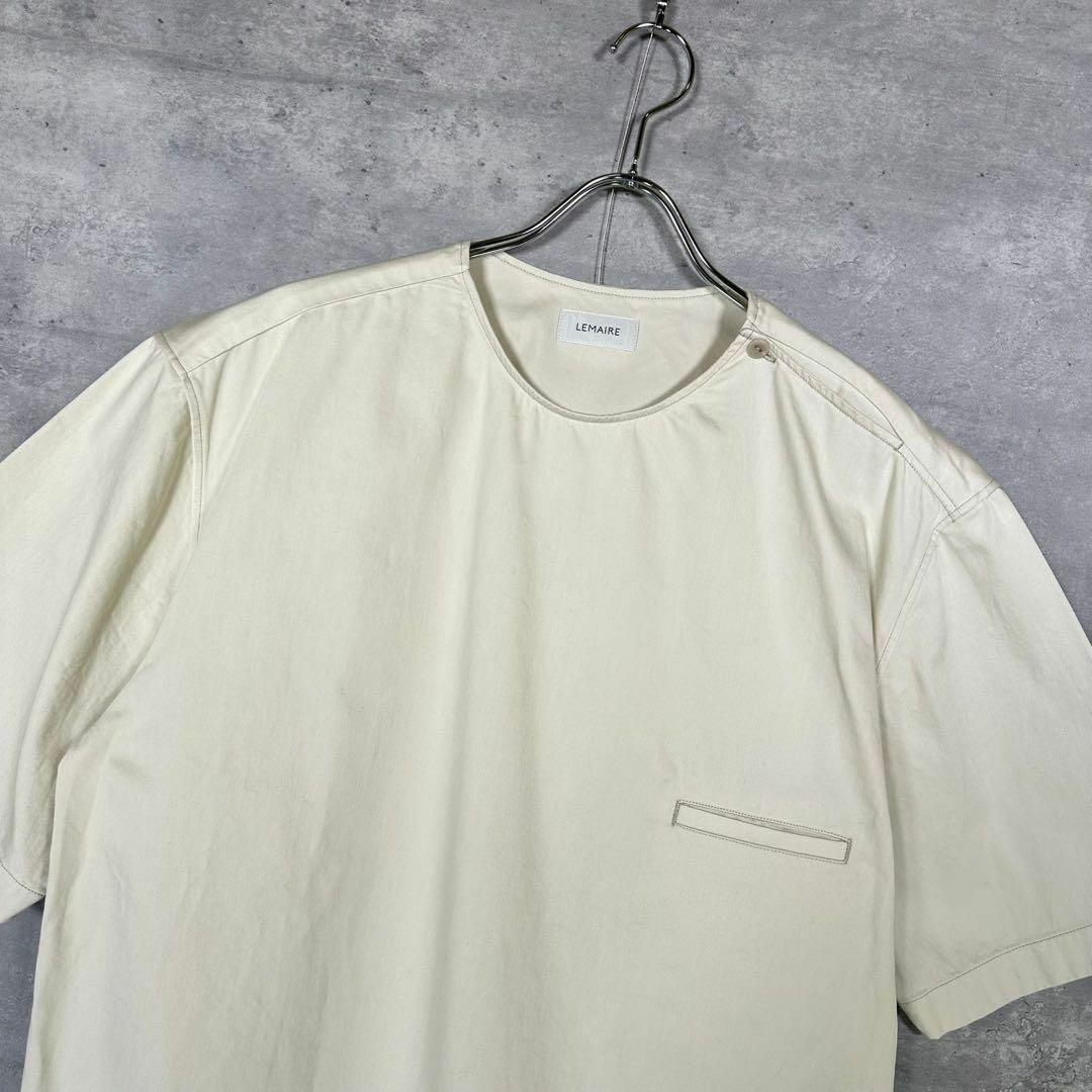 『LEMAIRE』 ルメール (46) 半袖Tシャツ / オフホワイト