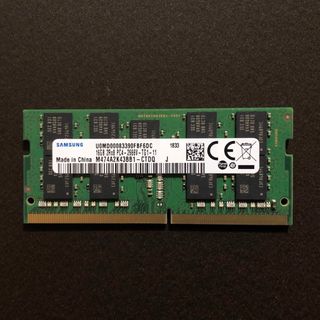 サムスン(SAMSUNG)の16GB メモリ 2RX8 PC4-2666V-TG1-11 SAMSUNG(PCパーツ)