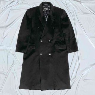 ジョンローレンスサリバン(JOHN LAWRENCE SULLIVAN)のvintage double long chaster coat Black(チェスターコート)