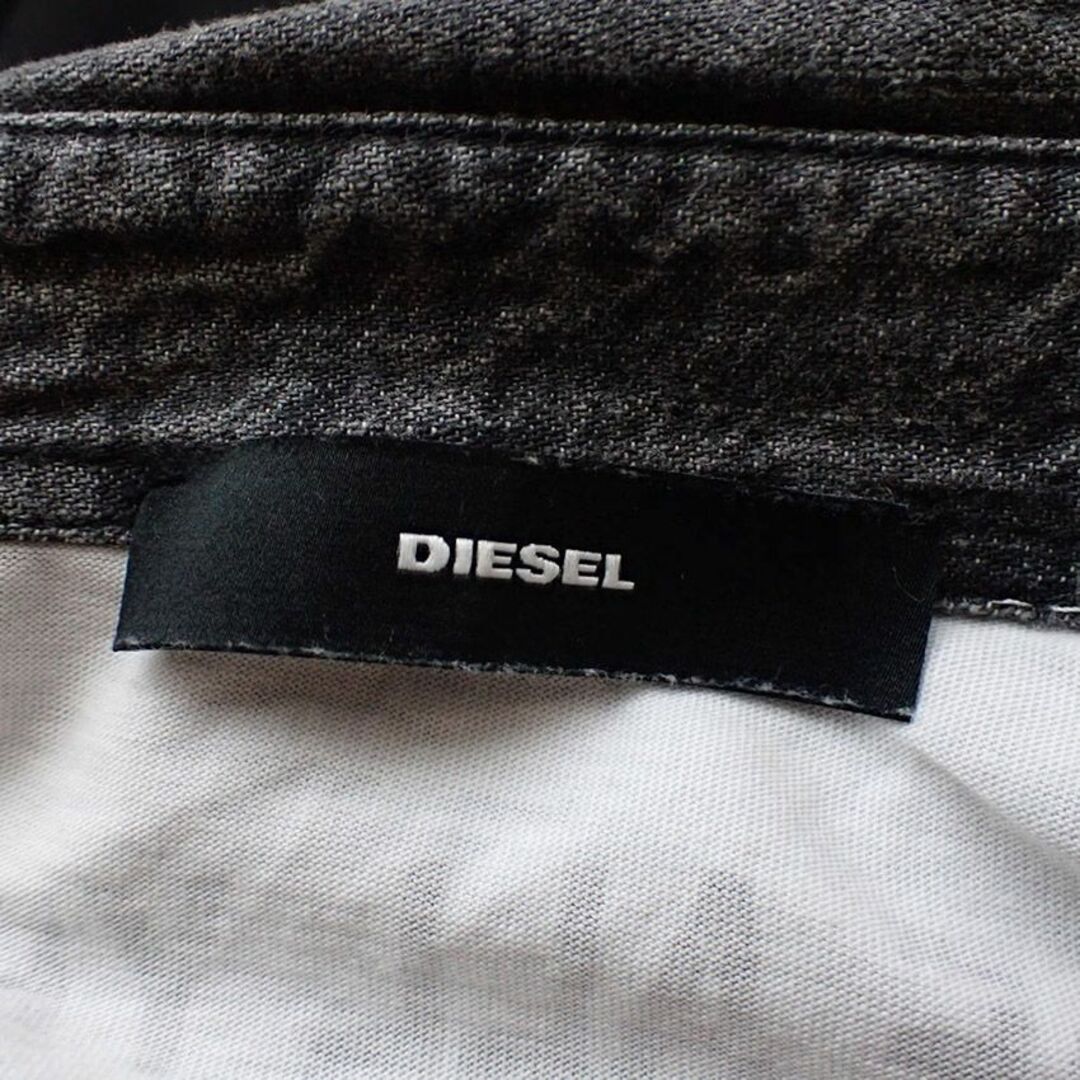 DIESEL(ディーゼル)のディーゼル デニムミックス シースルー シャツ[b27-26］ レディースのトップス(シャツ/ブラウス(長袖/七分))の商品写真