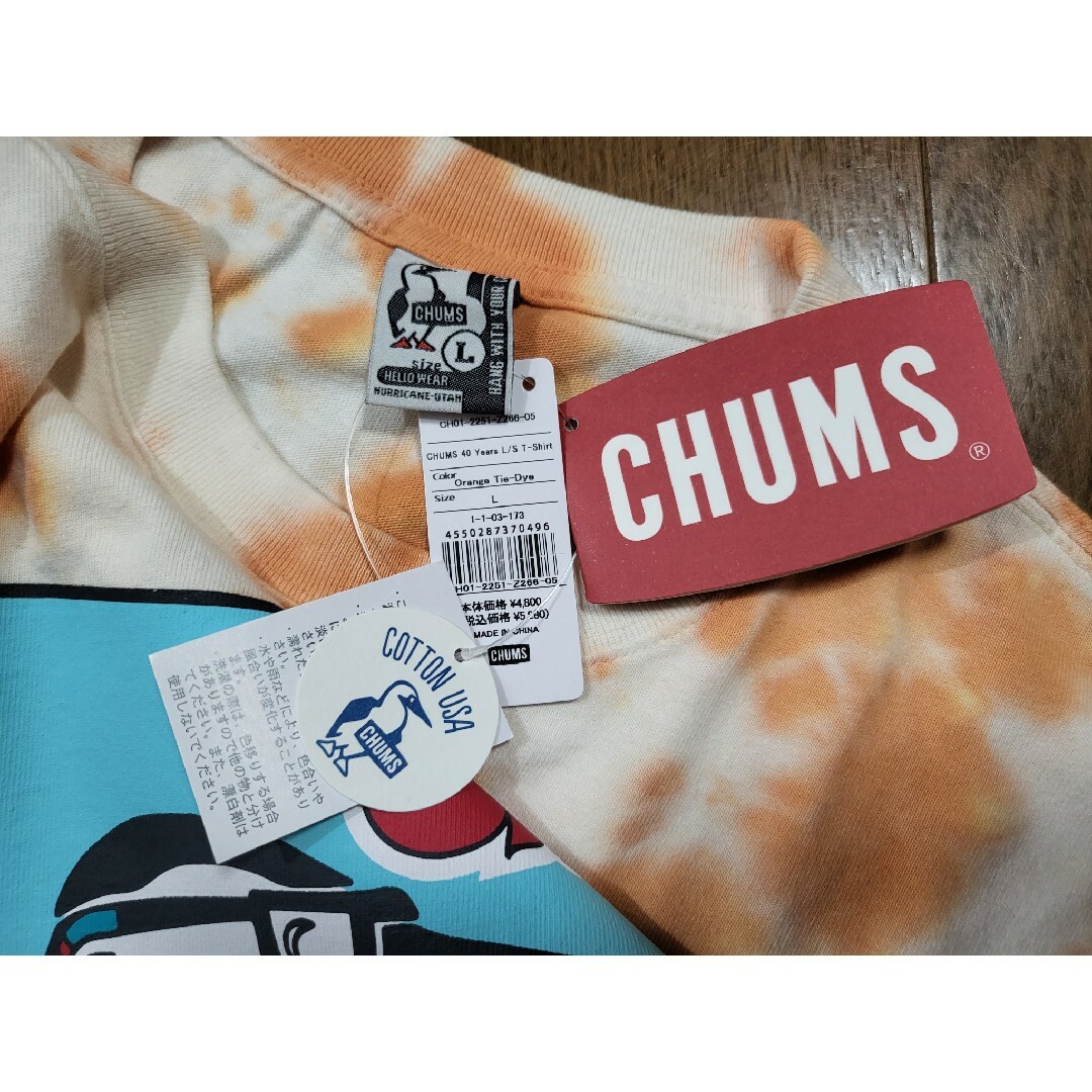 CHUMS(チャムス)の定価5280円‼️CHUMS 40 Years L/S T-shirts メンズのトップス(Tシャツ/カットソー(七分/長袖))の商品写真