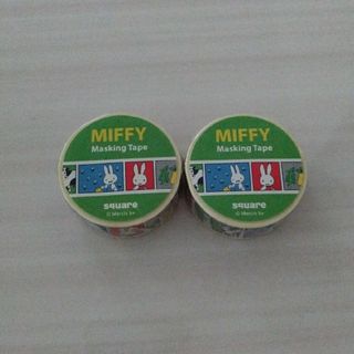 ミッフィー(miffy)のミッフィーマスキングテープ×２(テープ/マスキングテープ)