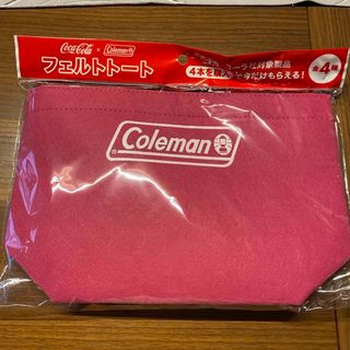 コカコーラ(コカ・コーラ)の新品　Colemen✖️コカコーラ　　フェルトトートバック(トートバッグ)