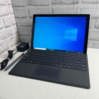 スマホ/家電/カメラSurfacepro6ブラック　アダプタ、キーボード付