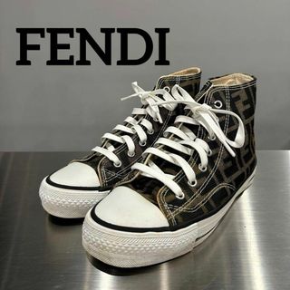 フェンディ(FENDI)の『FENDI』 フェンディ (36) キャンバス ズッカ柄スニーカー(スニーカー)